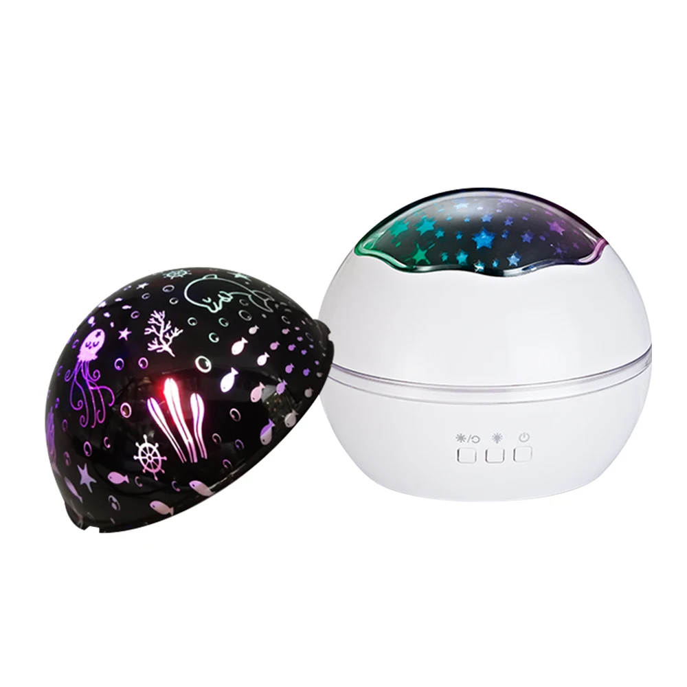 Новинка светодиодный вращающийся Звездный проектор светильник ing Moon звездное