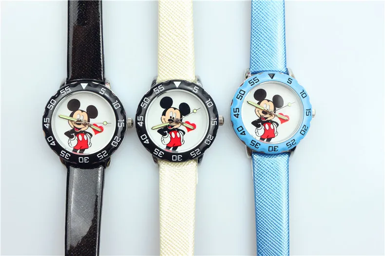 Disney Mickey children's digital watch cartoon love Mouse pointer with luminous Quartz wristwatches birthday gifts | Наручные часы