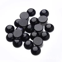8mm 10mm 12mm bluestone round stone flat base for earrings necklace ring jewelry making