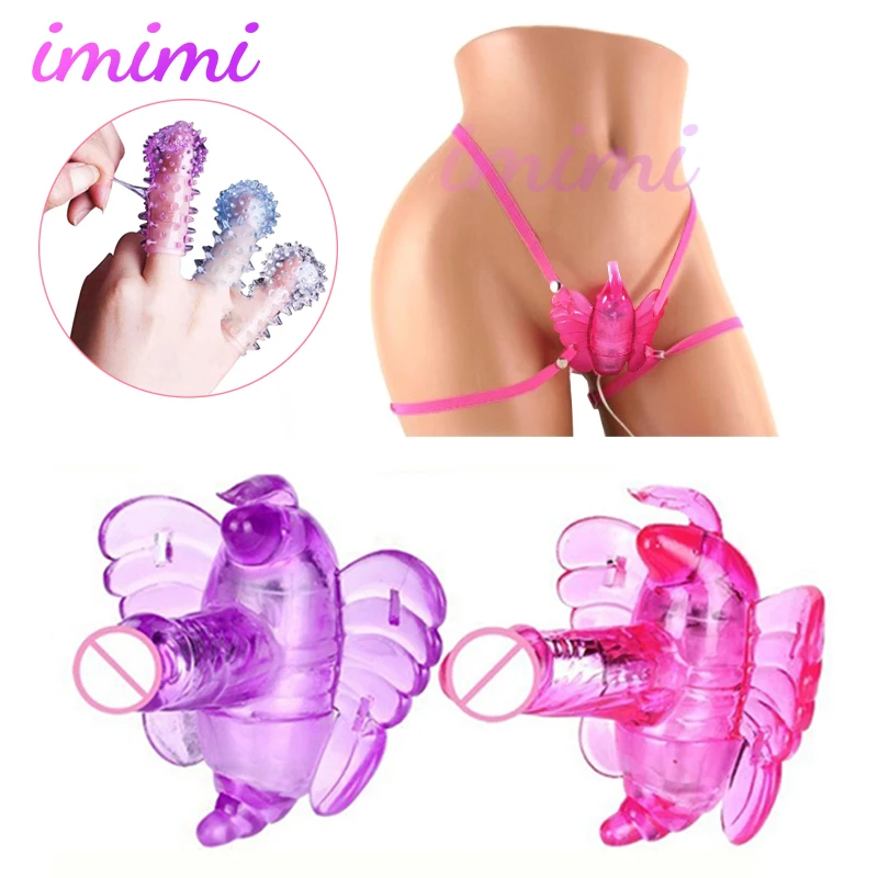 Портативный Женский фаллоимитатор бабочка для мастурбации вибраторы женщин