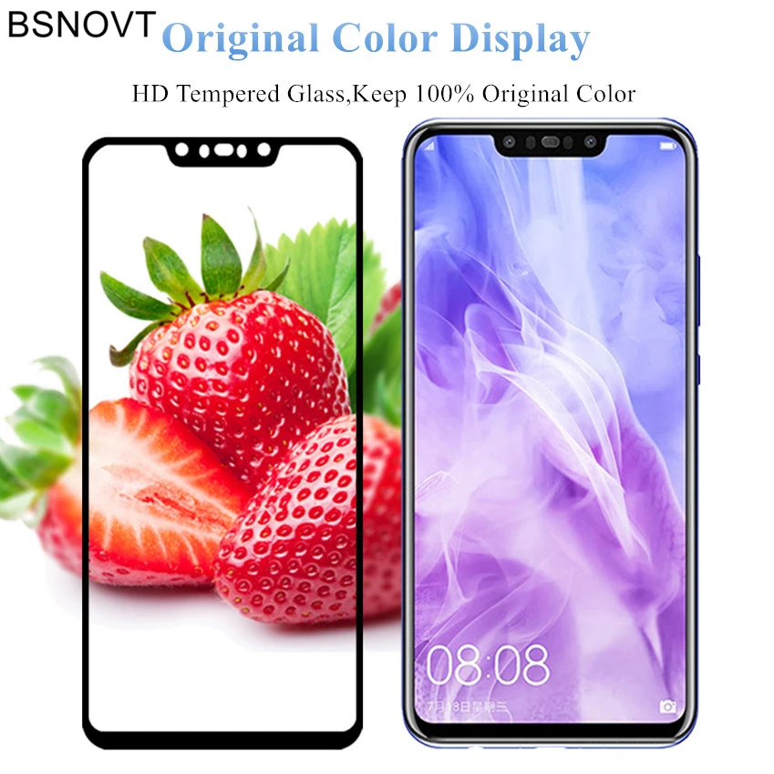 2 шт Стекло для Nokia 7 полное покрытие клея 6 3 дюйма Защитная пленка экрана телефона