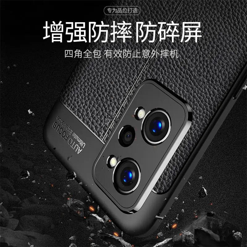 for realme gt neo2 cover case for realme gt neo 2 cover fundas shockproof tpu soft leather phone coque for realme gt neo2 free global shipping