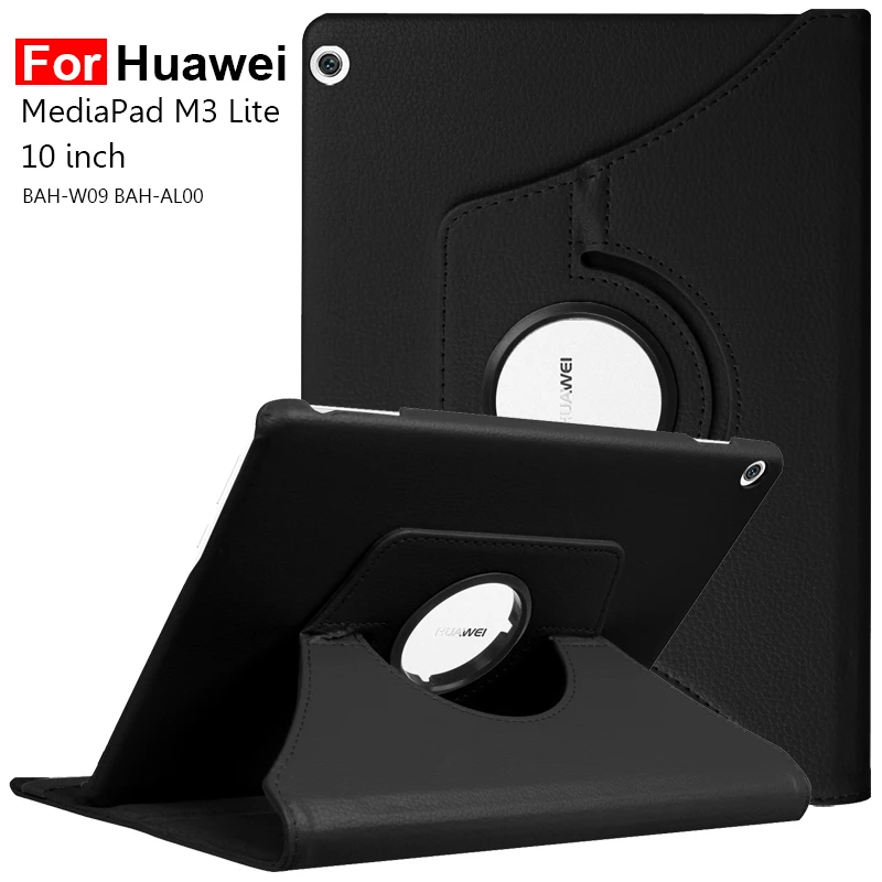 

360 Вращающийся PU кожаный чехол для Huawei MediaPad M3 lite 10,1 "BAH-W09 BAH-AL00 чехол для планшета