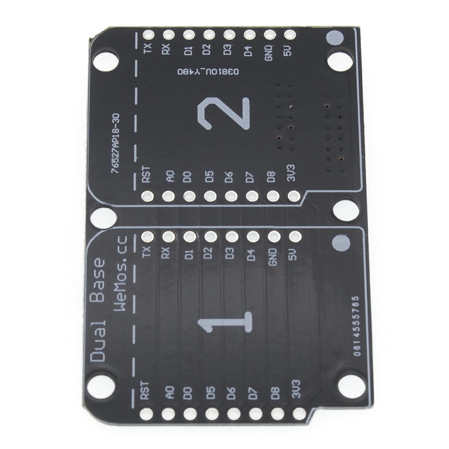 10 комплектов двойной разъем базовый щит для WeMos D1 Mini NodeMCU ESP8266 Diy PCB Плата