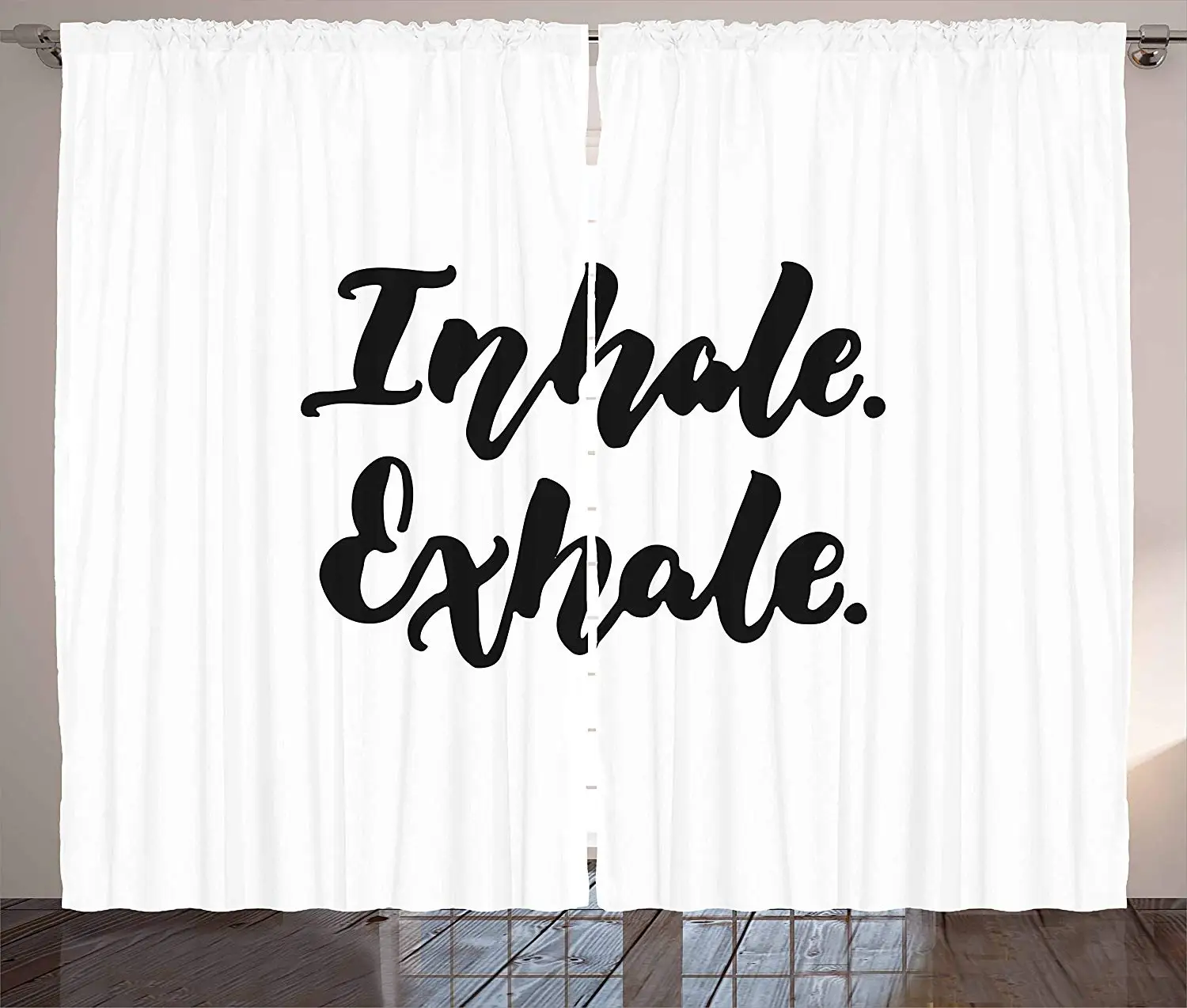

Шторы блэкаут на вдохе, минималистичные современные чернильные занавески с надписью и мотивацией сообщений, для гостиной