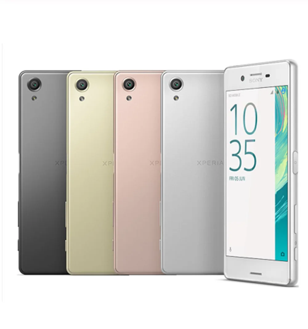 Unlocked Sony Xperia X F5122 Dual Sim 4G LTE Android Hexa Core RAM 3GB ROM 64GB 5.0 inch Fingerprint Mobile Phone