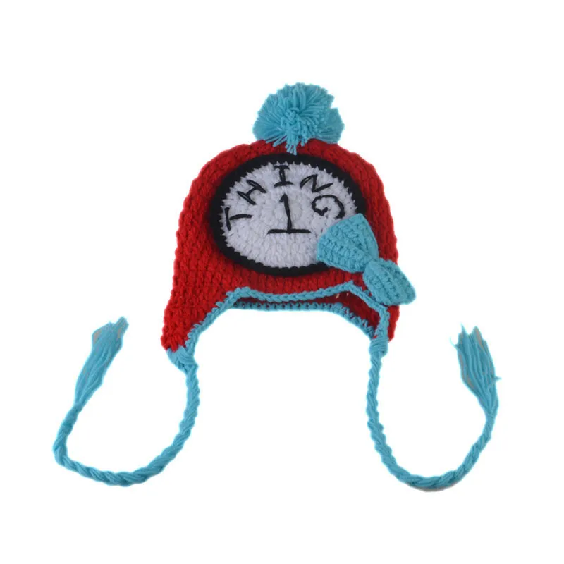 Новорожденные красные короткие брюки очаровательные детские вязаные часы и