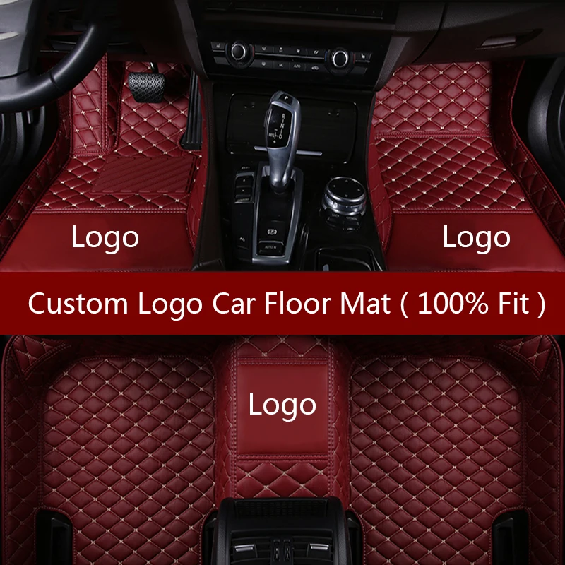 

Custom Logo Leather Car Floor Mats For Bentley Continental GT GTC Flying Spur Bentayga Mulsanne Convertible Car Carpets Covers