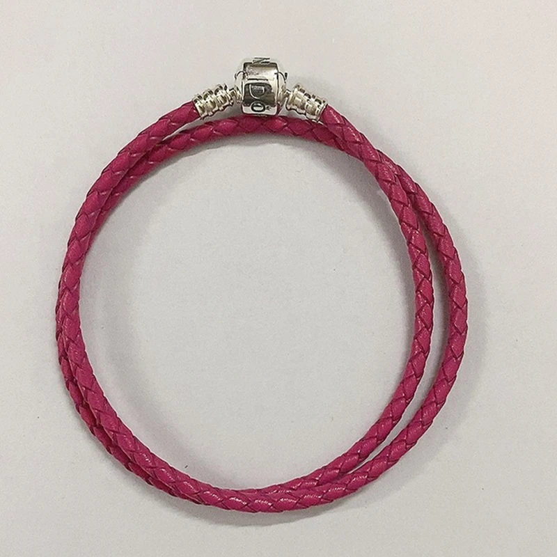 S925 pure leather bottom chain is suitable for original Pandora jewelry bracelet girl Mujie rope beads DIY ladies exqui | Украшения и
