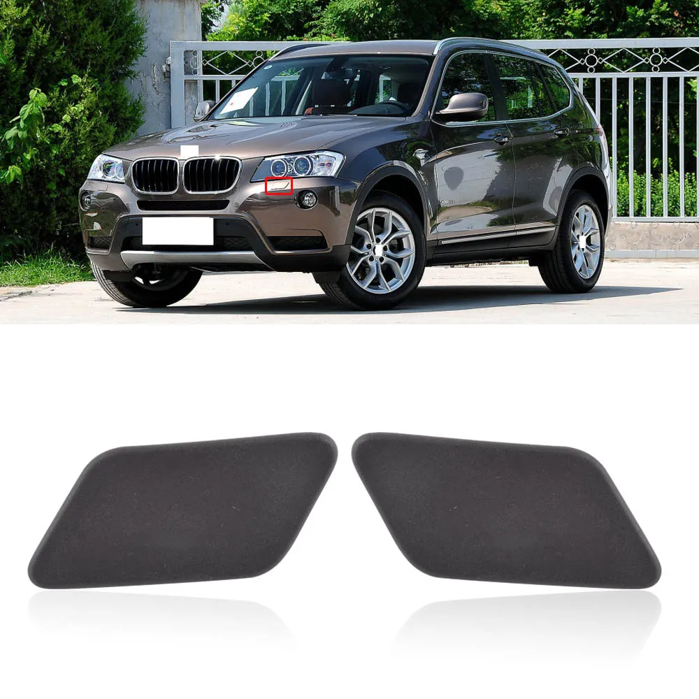 Колпачок QX 1 пара для BMW F25 X3 2010 2014 насадка омывателя левой и правой фары автомобиля