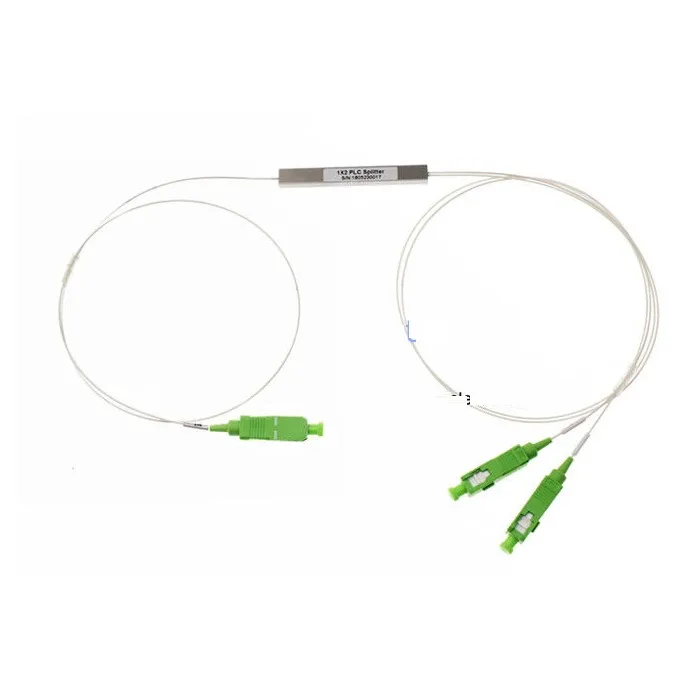 10pcs 1X2 sc upc apc gpon fiber optic plc splitter optical divisor de fibra 1/2 |