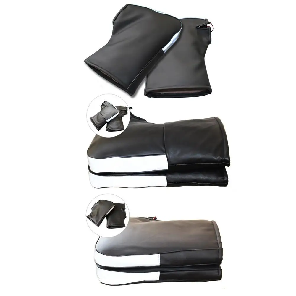 1 пара ветронепроницаемых зимних тепловых мотоциклетных перчаток на руль