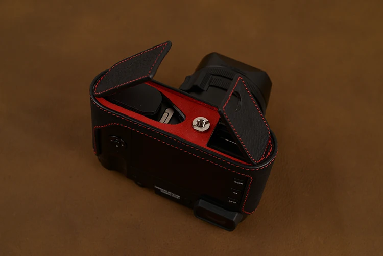 AYdgcam ручной работы из натуральной кожи чехол для камеры половина тела для Leica Q Typ 116 Leica Q2 Нижняя крышка ручка винтажный Чехол