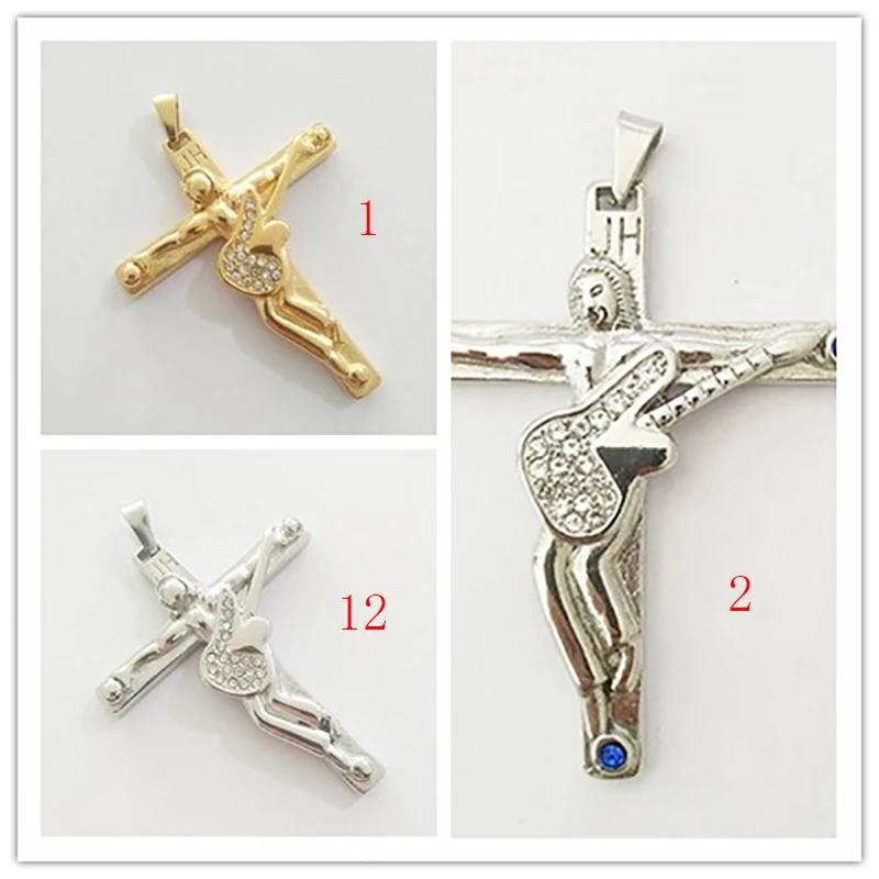 Джонни Холлидей крест ожерелье мужское ювелирное изделие|Подвески| |