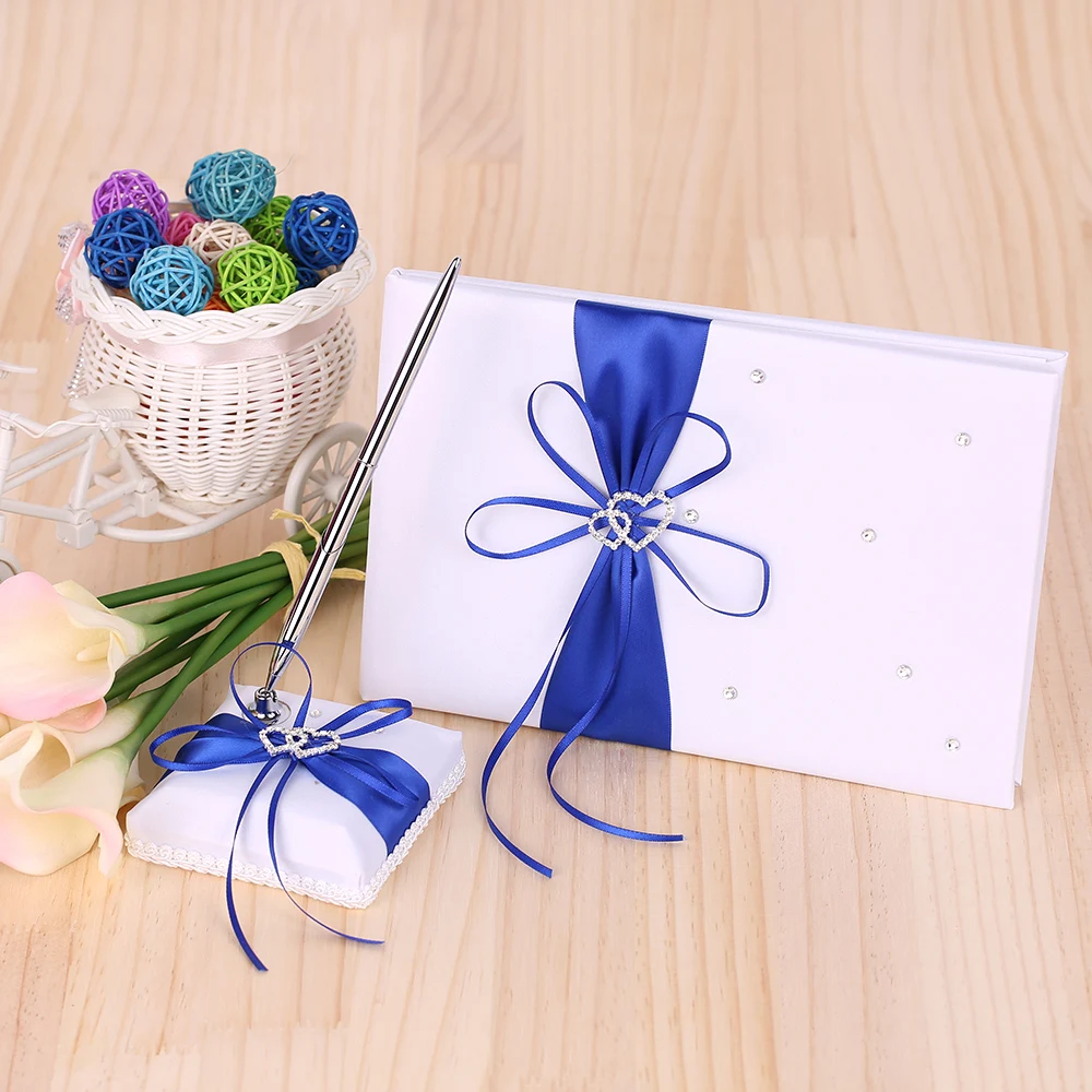 5 шт./компл. свадебные принадлежности Двойное сердце из сатина для девочек в