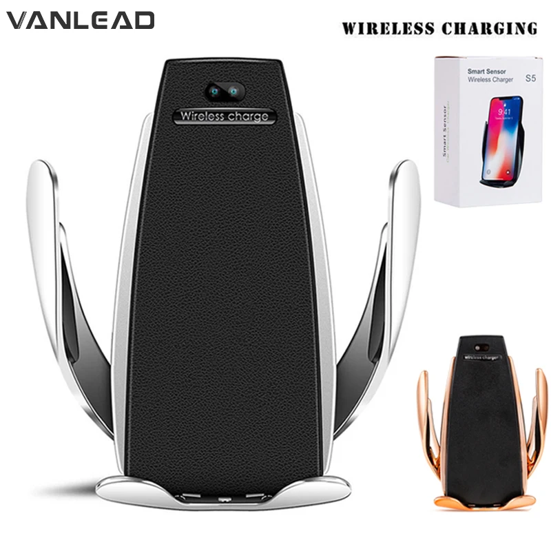 Беспроводное автомобильное зарядное устройство Быстрая зарядка держатель