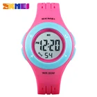 Часы Детские SKMEI в спортивном стиле, модные электронные наручные часы для мальчиков и девочек, светодиодные цифровые водонепроницаемые часы с календарем, 1455, montre