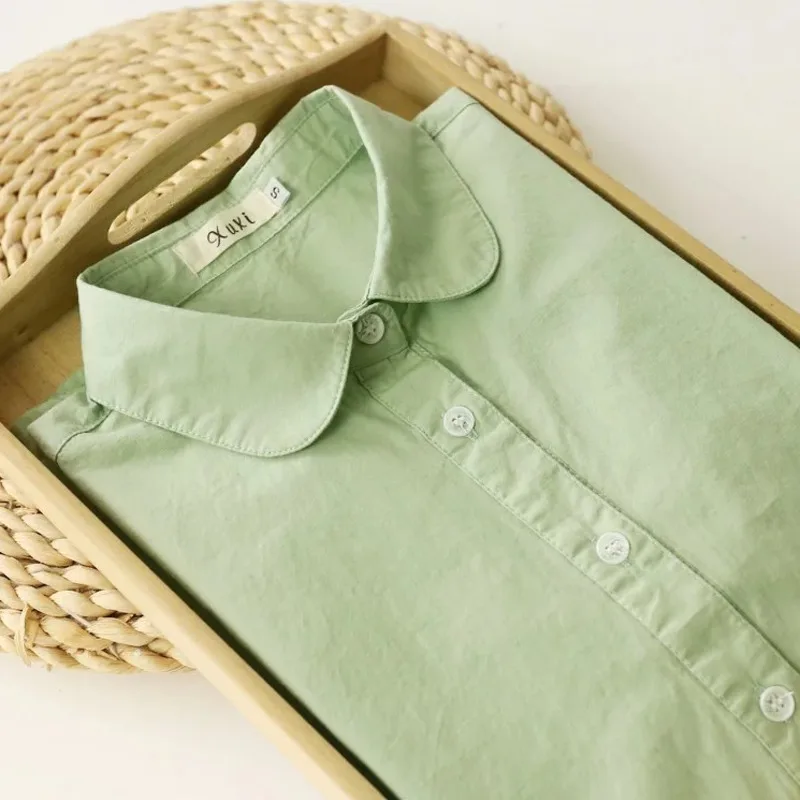 

New Slim Office Blouse Women Tops Long Sleeve Cotton Casual Female Work Wear White Shirts Blusas Femininas Autumn Spring