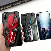 cars for samsung note20 phone case tempered glass case hard back cover gorgeous for samsung s8 s9plus s10 s20pro note8 20