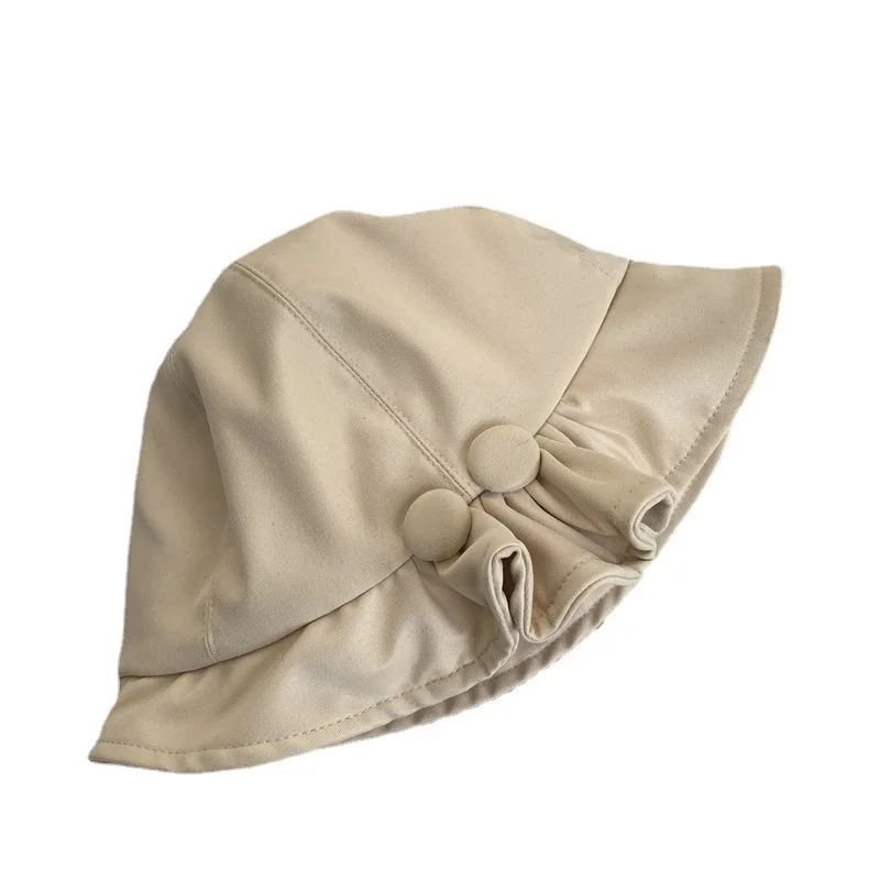 

INS Panama Bucket Hat Women Summer Bucket Cap Female Wavy edge Cool Fishing Hats Sun Summer Sunscreen Fisherman Hip Hop Caps