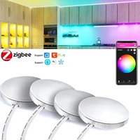 Zigbee 3 0 RGB LED Under Cabinet Lighting Dimming Kitchen Counter Furniture Lighting Kit For ZIGBEE 3 0 Smartthings Hu e Alexa
