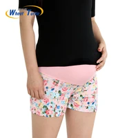 wheat turtle 2020 summer flower shorts for maternity ultra thin hot pants for pregnant women chic short trousers of pregnancy
