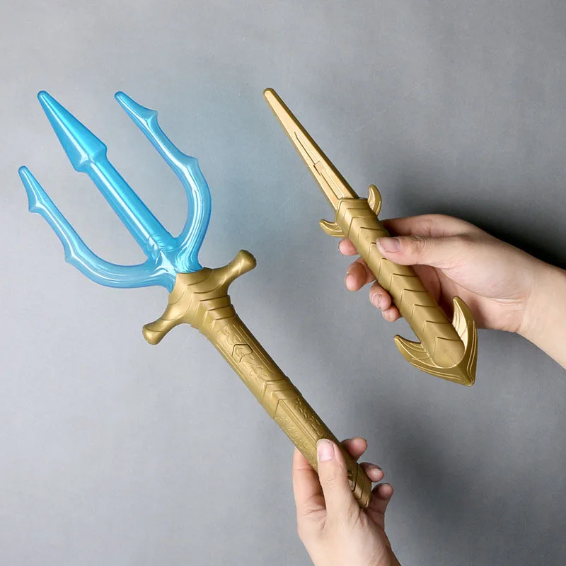 Фильм Аквамен трезубец игрушечные Артур Карри Орин оружие светильник меч светильник светодиодный мигающий светильник stick для мальчика подарок