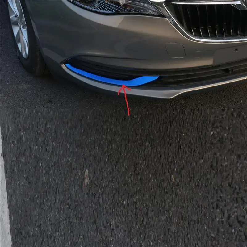 Кузова передний бампер решетка наружная Automovil автомобильный модифицированный аксессуар отделка наклейка полосы Чехлы 18 для Buick Excelle GX - Цвет: Version C