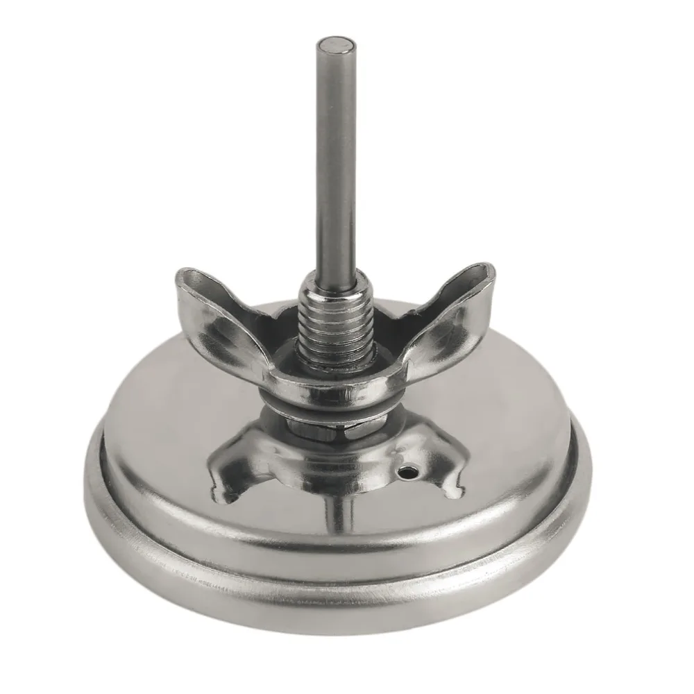 

Stainless Steel BBQ Thermometer Gauge Oven Food Cooking Meat Thermometer Instant Read with Dual Gage 500 Degree Kitchen Tool