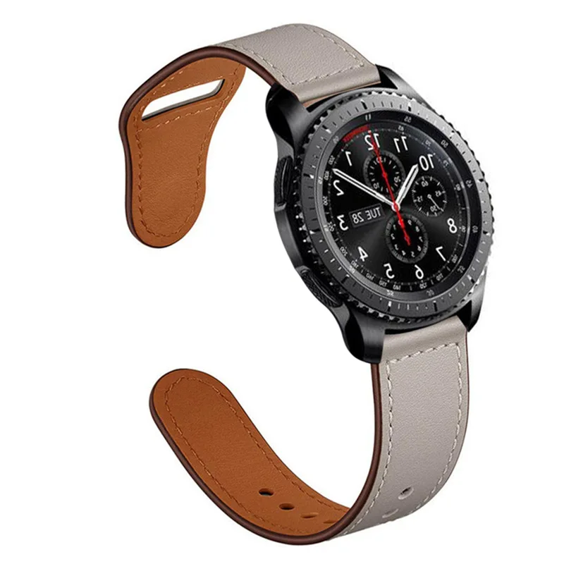 gray 22 мм ремешок для часов samsung Galaxy watch 46 мм gear S3 frontier/классический ремешок для часов huawei Watch gt ремешок amazfit gtr 47 мм 47 ремешок для часов - Цвет ремешка: gray