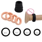 Силиконовое кольцо на пенис, 4 размера, многоразовые презервативы для задержки эякуляции, кольцо на пенис, секс-игрушки для мужчин, увеличитель пениса, мужское кольцо для пениса, эротические игрушки