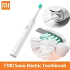 Зубная щетка Xiaomi Mijia T300 звуковая электрическая, высокочастотный прибор для чистки полости рта с магнитным мотором и вибрацией, долгий срок службы батареи