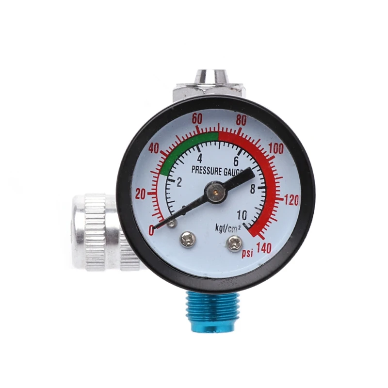 

X7AE Spray Paint Air Regulator Gauge & In-line Air Oil Water Separator Filter Kit