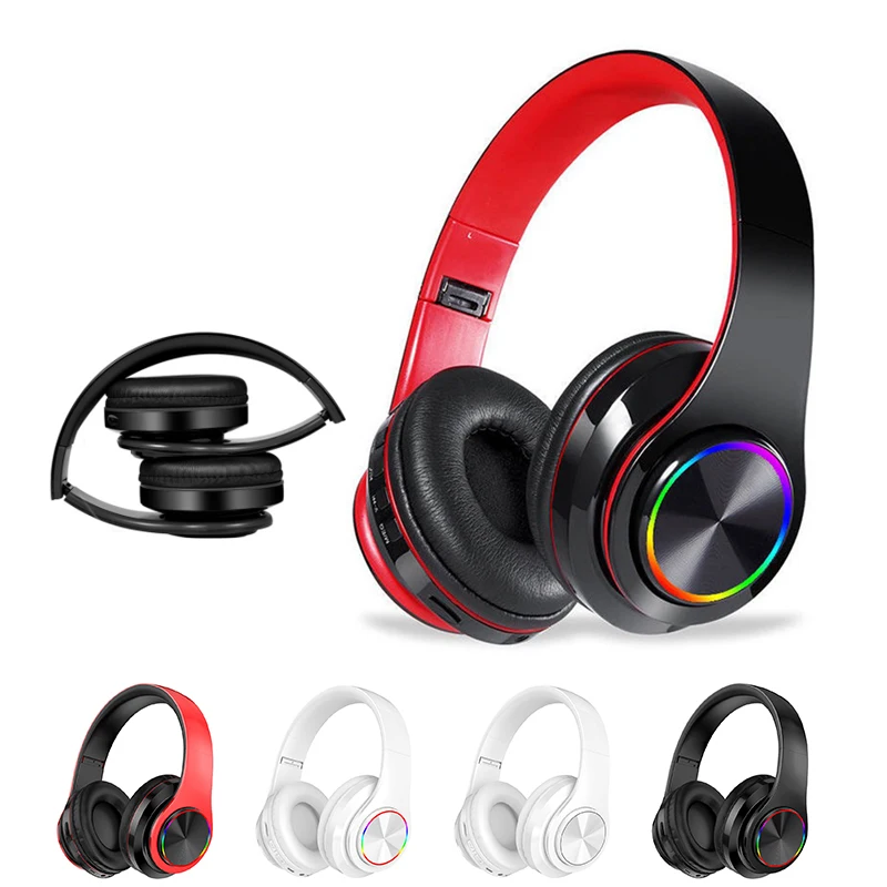 

Складные наушники, гарнитура, настоящие беспроводные наушники, поддержка TF-карты, Hi-Fi стерео звук, Bluetooth-наушники с микрофоном, ПК