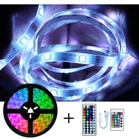 led strip lights rgb 5050 2835 waterproof lamp light flexible tape diode luces neon 5m 10m dc12v for festival party room decor