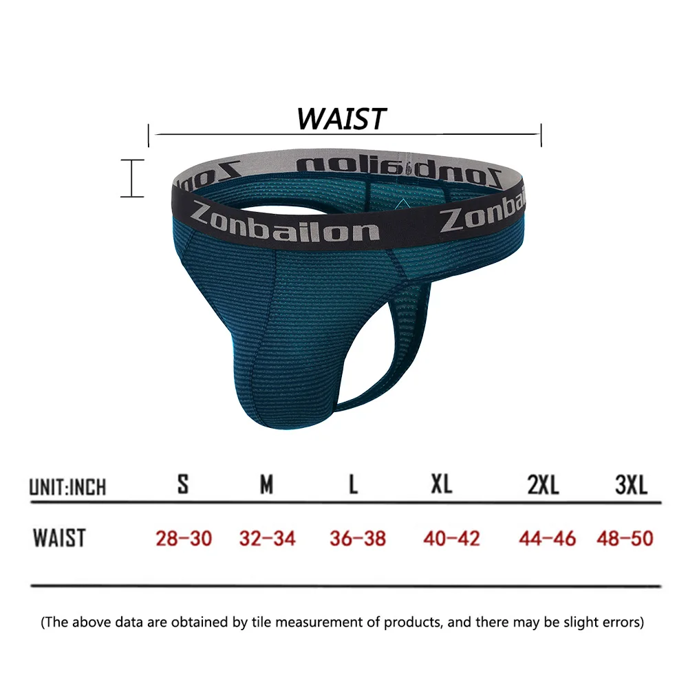Panties Bikini Thongs G-Strings Men Underwear Briefs Through Low-Rise Breathable