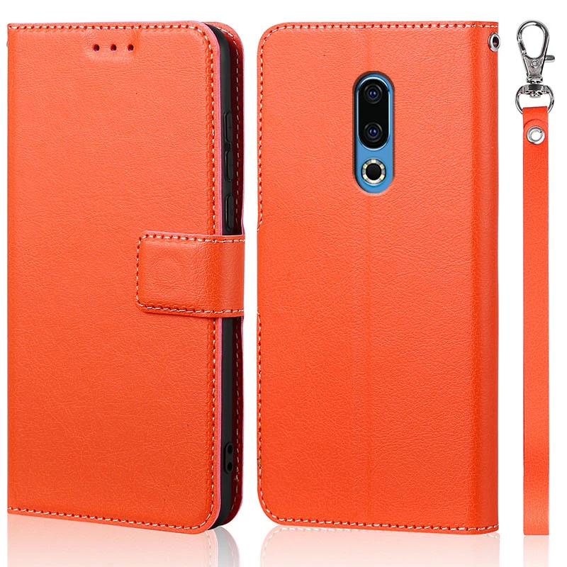 

Shockproof magnetic Case for Meizu 16X Phone Case flip leather Case Mobile silicone Shell Cover with card slots