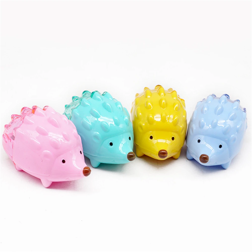 2 шт. точилка для карандашей в виде ежика мультфильмы студентов разноцветные