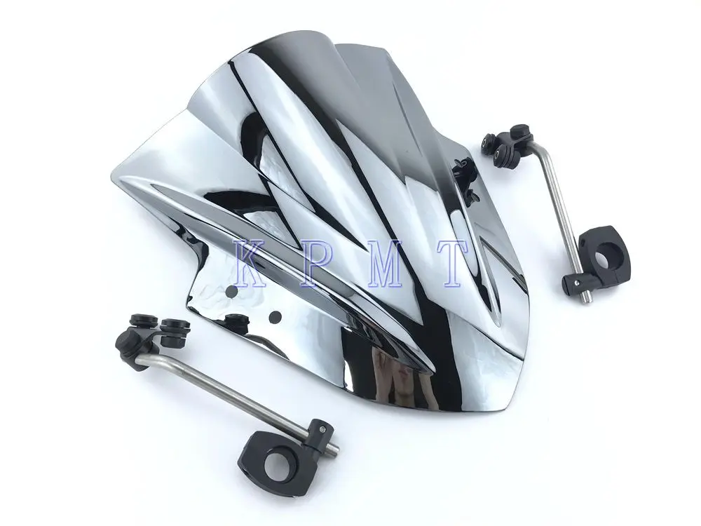 Лобовое стекло мотоцикла с регулируемым кронштейном ветровой экран для Yamaha FZ6 FZ1