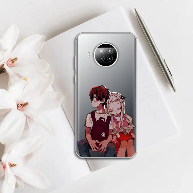 

Anime Jibaku Shounen Hanako kun Phone Case Transparent for Xiaomi Redmi note 10 t 8 9 pro lite 11