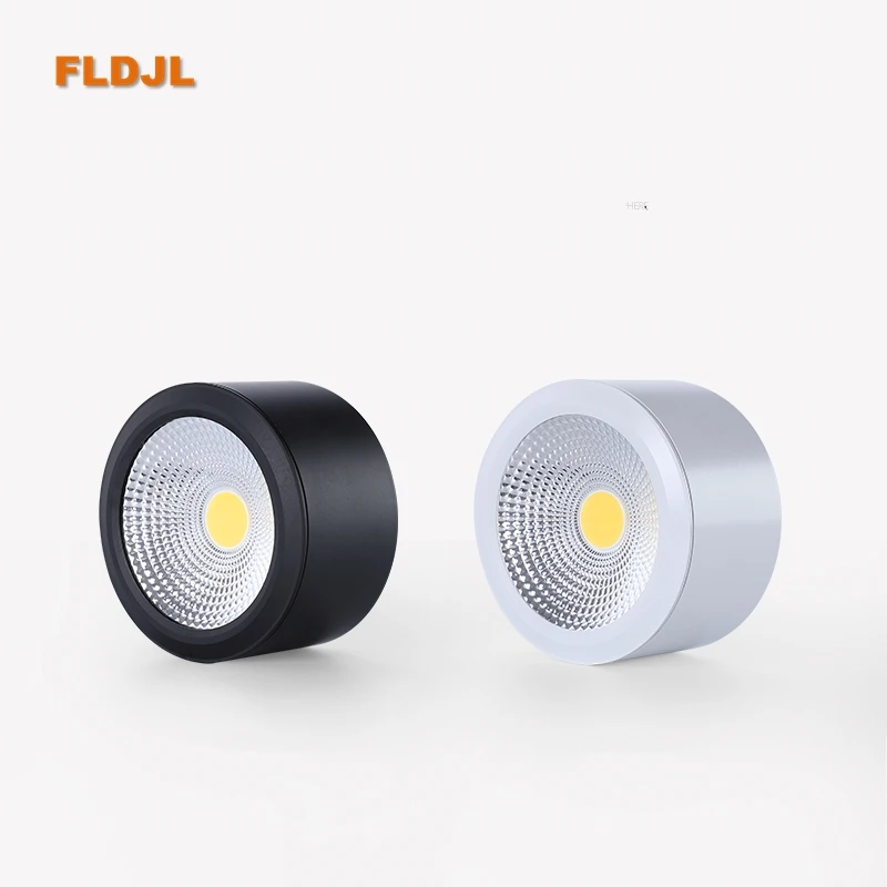 Luz LED regulable montada en superficie para cocina y baño, 3W, 5W, 7W, 12W, COB