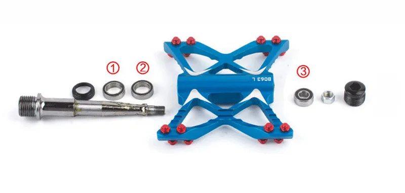 PROMEND Non-slip Mtb Pedals Bearing Mountain Bike Pedals for Bicycle Aluminum/Alloy Ultralight Road Cycling Pedals