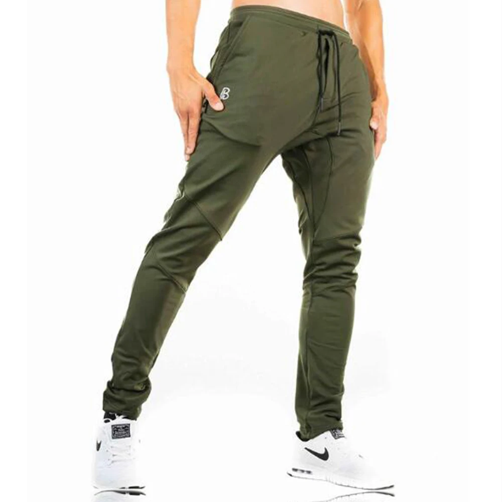 

2020 Sportswear Pants Casual Elastic Mens Fitness Workout Pants Skinny Sweatpants Trousers Casual joggers Pants