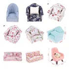 Миниатюрный Кукольный домик 1:12, 21 стиль, милый мини-диван или подушки для кукол, Детская имитация, мебель для кукольного домика, игрушки