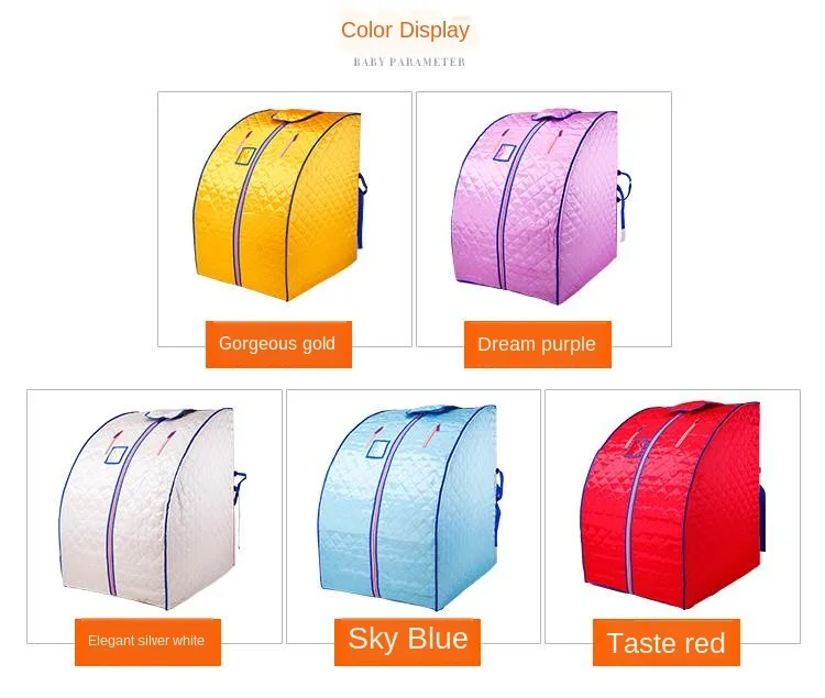 Инфракрасная коробка для потоотделения дома сауны ванны парения машина полная