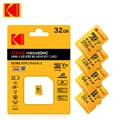 Карта памяти Kodak, высокоскоростная карта памяти 100 МБ/с. 32 ГБ, класс 10, карта памяти 64 ГБ, 128 ГБ, 256 ГБ, Micro SD V30, U3, TF-карта для камеры, смартфона, игр - фото