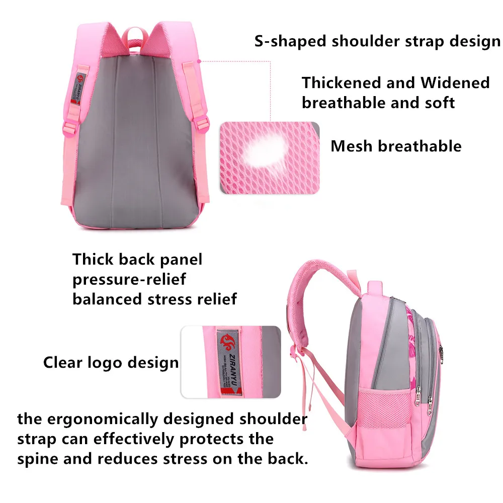 Рюкзак на колесиках для мальчиков и девочек школьная сумка Дорожный чемодан с 2