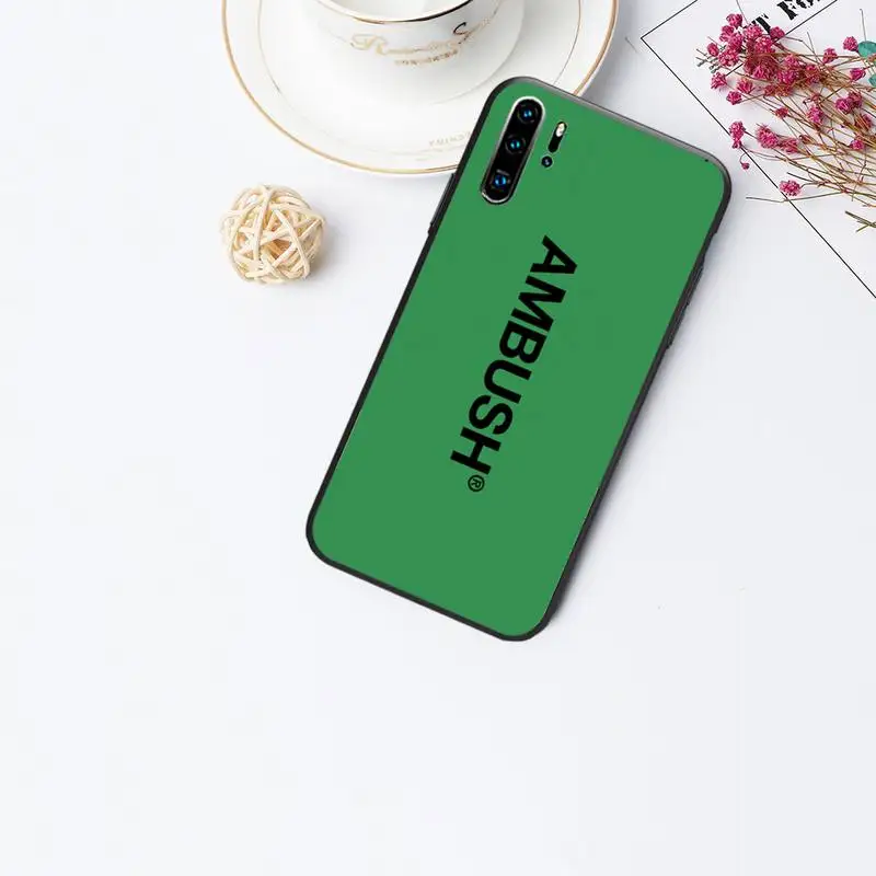 

AMBUSH fashion accessories case for huawei p20 p30 p40 pro mate 10 20 30 pro lite p smart y7 2019 plus nova 3I cases cover