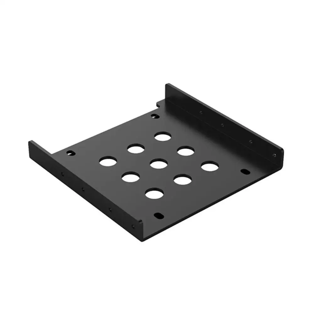 ORICO алюминий 2," до 3,5" Монтажный кронштейн для жесткого диска комплект HDD SSD SATA Bay конвертер(от 3,5 до 1x2,5 черный - Цвет: Black