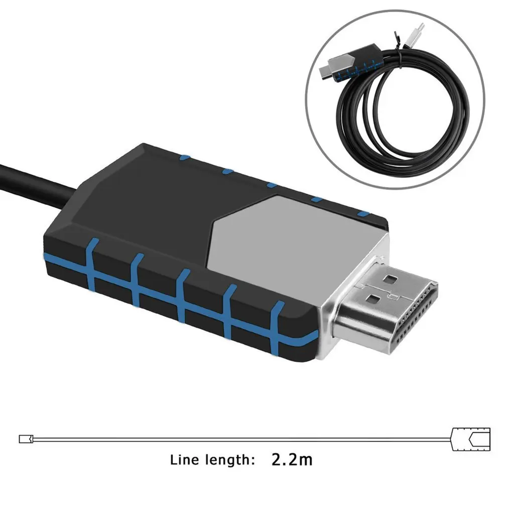 Адаптер MHL с USB Type C на HDMI совместимый кабель 1080P HD для ТВ телефонов Android Samsung провод
